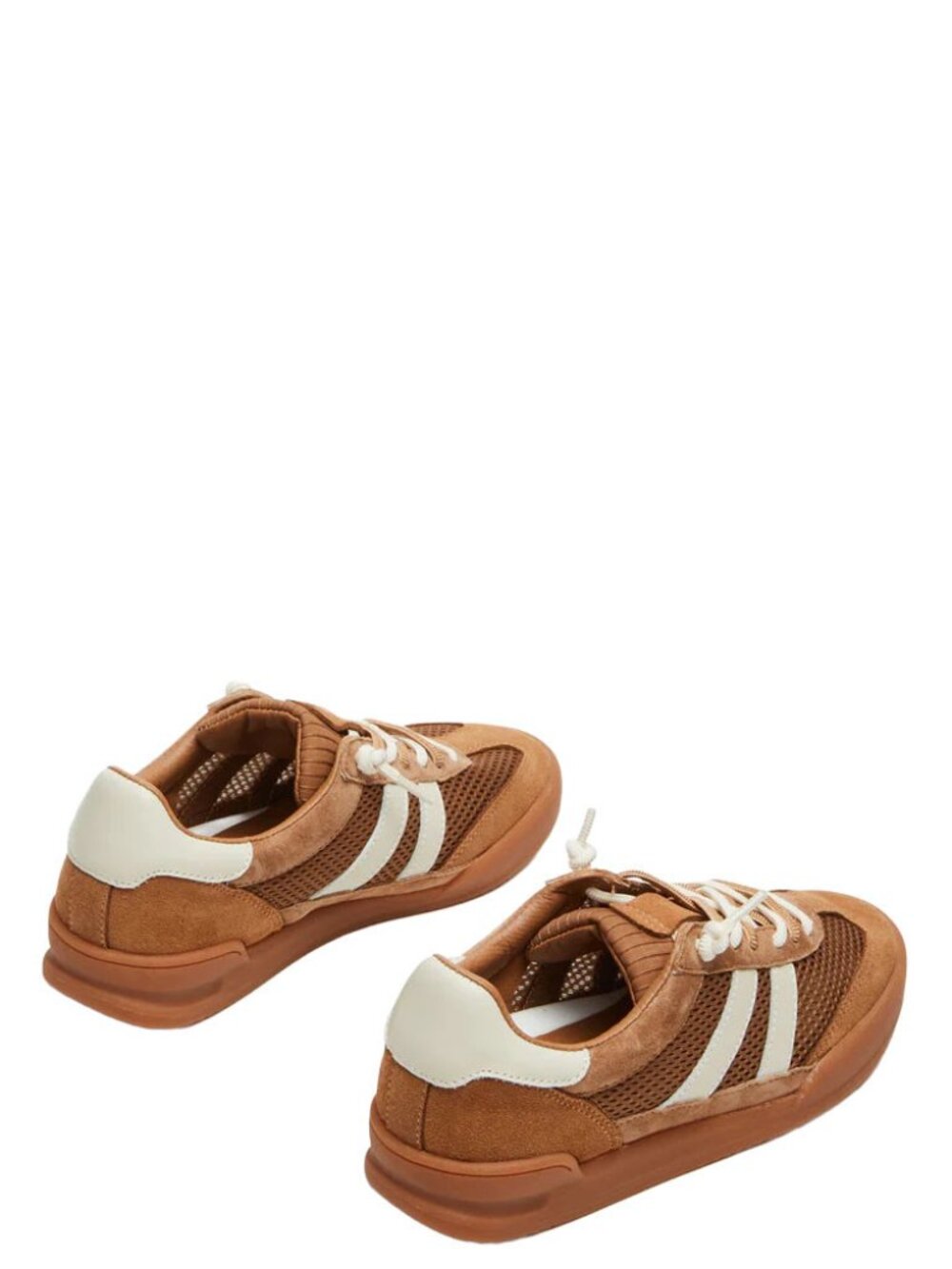 Steve Madden Verdict Suede Mesh Lace Up Sneakers - Picture 6 of 7